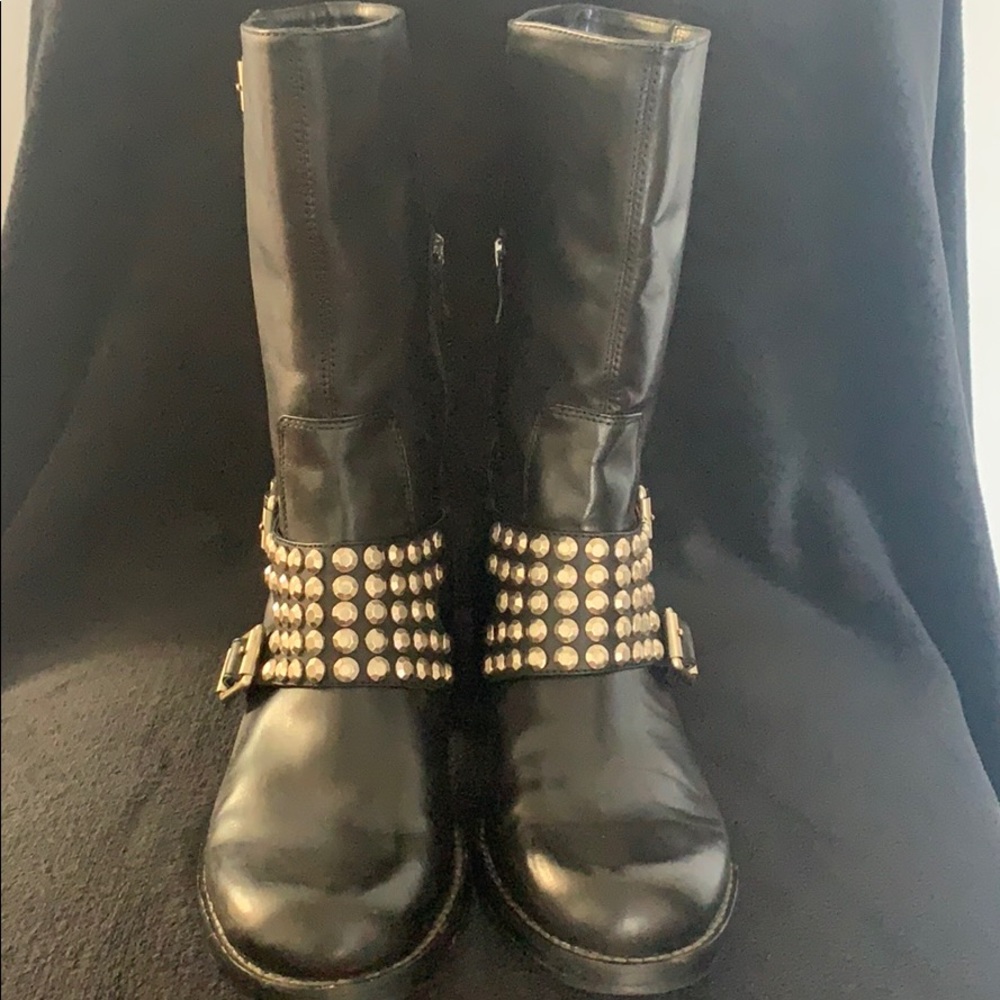BCBG Black Motto Boots